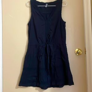 Paige - cotton dark blue/black dress, S